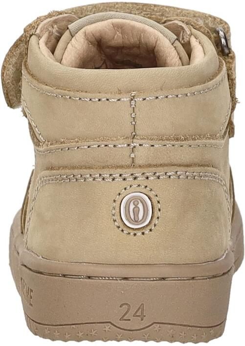 Shoesme Taupe Basket Sneakertje Sneakers Kinderen Unisex Taupe Nubuck - Foto 8