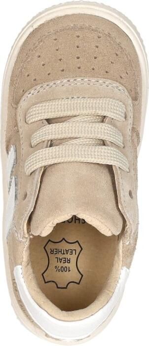 Shoesme Baby Babysneakers Taupe Leer - Foto 9