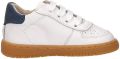 Shoesme Wit-Blauw Sneakertje Sneakers Kinderen White Blue Leer - Wit