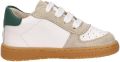 Shoesme Wit-Groen Sneakertje Sneakers Kinderen Jongens Beige Green Suède - Beige