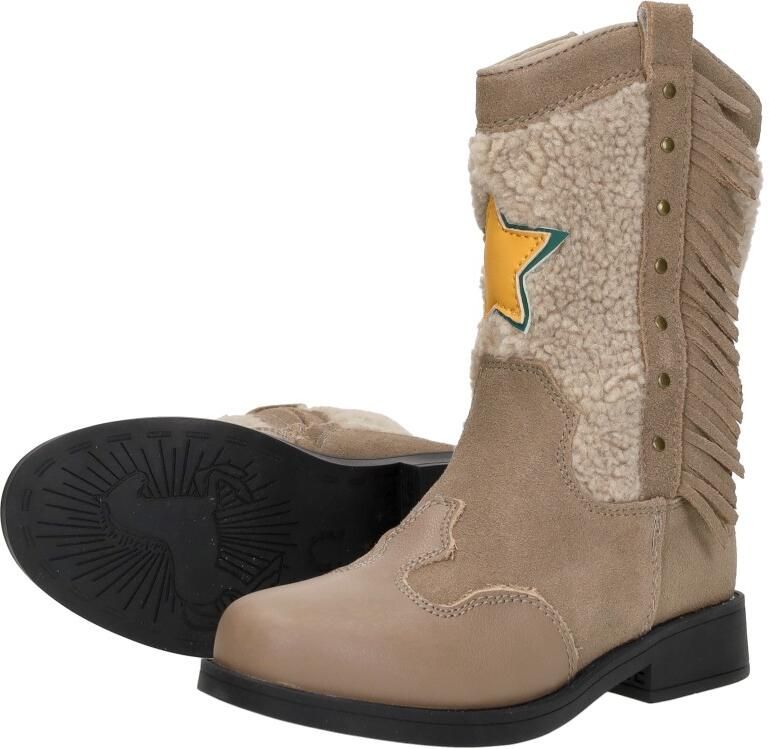 Shoesme Nw24w006 Laarzen Suède Meisjes Taupe - Foto 7