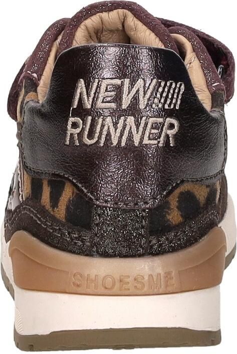 Shoesme suède sneakers donkerbruin donkerpaars - Foto 7
