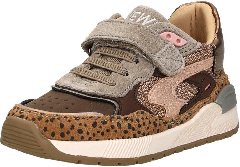 Shoesme leren sneakers brons zwart Meisjes Leer Meerkleurig 23 - Foto 6