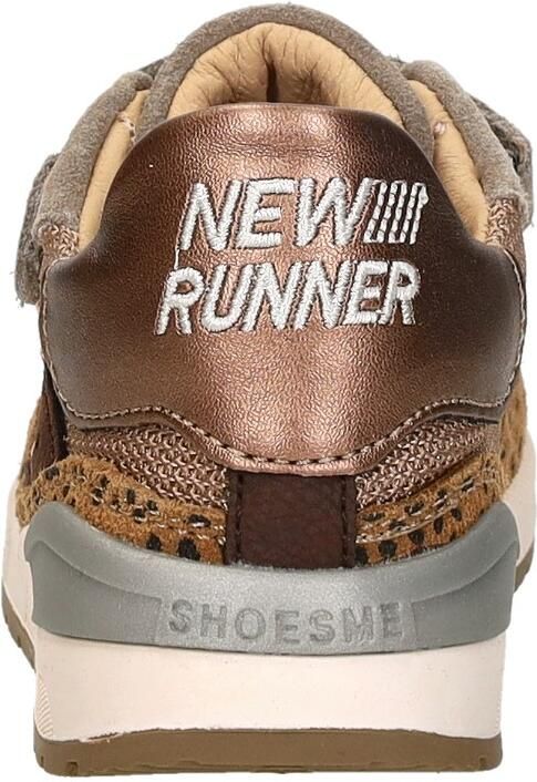 Shoesme leren sneakers brons zwart Meisjes Leer Meerkleurig 23 - Foto 8