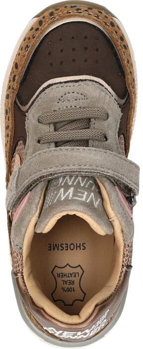 Shoesme leren sneakers brons zwart Meisjes Leer Meerkleurig 23 - Foto 10
