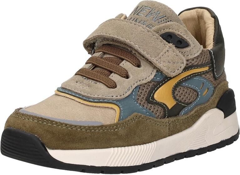 Shoesme suède sneakers olijfgroen grijsgroen - Foto 4