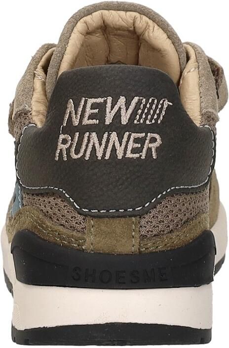 Shoesme suède sneakers olijfgroen grijsgroen - Foto 6