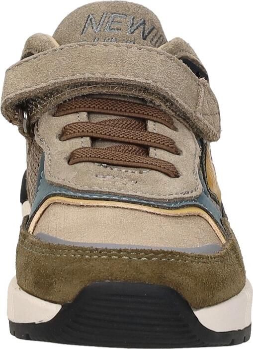 Shoesme suède sneakers olijfgroen grijsgroen - Foto 5