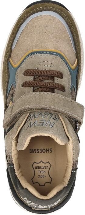 Shoesme suède sneakers olijfgroen grijsgroen - Foto 8