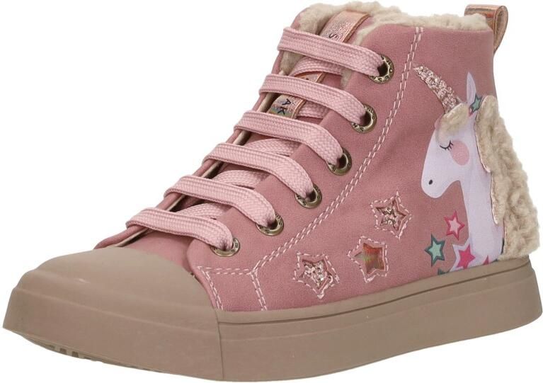 Shoesme Unicorn Veterboots roze Leer Kinderschoenen - Foto 8