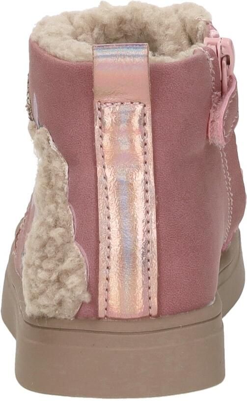 Shoesme Unicorn Veterboots roze Leer Kinderschoenen - Foto 9