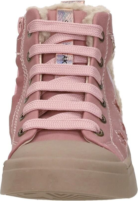 Shoesme Unicorn Veterboots roze Leer Kinderschoenen - Foto 7