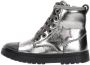 Shoesme Sw23w002 Veterboots Laarzen Met Veters Meisjes Zilver - Thumbnail 3