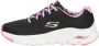 Skechers Arch Fit First Blossom Dames Sneakers Zwart Multicolour - Thumbnail 2