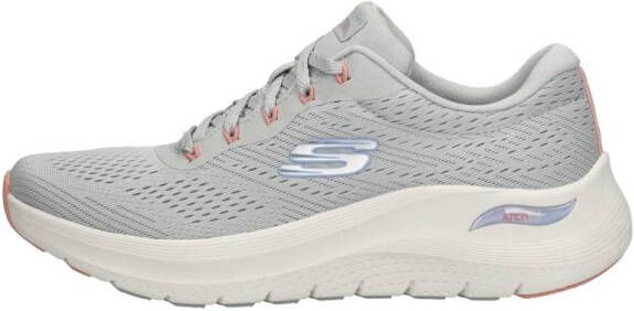 Skechers Arch Fit 2.0 Big League Dames Sneakers Lichtgrijs Mutlicolour - Foto 3