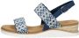 Skechers Beach Kiss Wedge Sandalen blauw Dames - Thumbnail 2