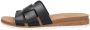 Skechers Desert Kiss Low Peak Look Dames Slippers Zwart - Thumbnail 2
