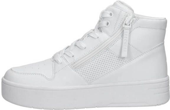 Skechers Court High imitatieleer wit Effen 36 Sneakers