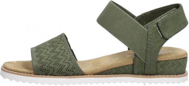 Skechers Bobs Memory Foam Sandaal Dames Groen