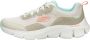 Skechers Flex Comfort Sneaker Upgrade Grijs Beige Dames - Thumbnail 3