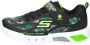 Skechers S-Lights Klittenbandschoen Jongens Groen Meerkleurig Zwart - Thumbnail 3