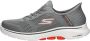 Skechers Slip-ins Go Walk 7 Free Hand 2 Heren Instappers Grijs - Thumbnail 2