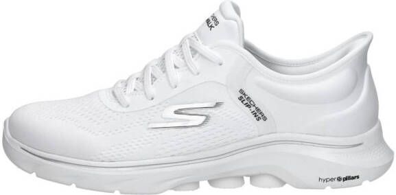 Skechers Go Walk 7 Valin Slip-Ins VEGAN Veterschoen Vrouwen Wit - Foto 6