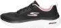 Skechers Go Walk Hyper Burst zwart roze sneakers dames(124578 BKPK ) - Thumbnail 2