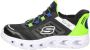 Skechers Hypno-Flash 2.0 Odelux Jongens Sneakers Zwart Multicolour - Thumbnail 2