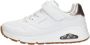 Skechers Uno Gen1 Shimmer Core Meisjes Sneakers Wit - Thumbnail 2