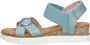 Skechers Miss Desert Kiss sandalen blauw Meisjes Textiel Effen 33 - Thumbnail 2