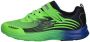 Skechers Razor Grip Klittenband Sneaker Jongens Zwart Groen Blauw - Thumbnail 3