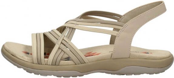 Skechers Reggae Slimpy Stretch Vegan sandalen beige