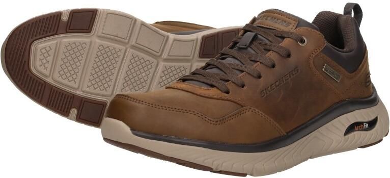 Skechers Arch Fit Crosser Veterschoenen Laag Donkerbruin - Foto 9
