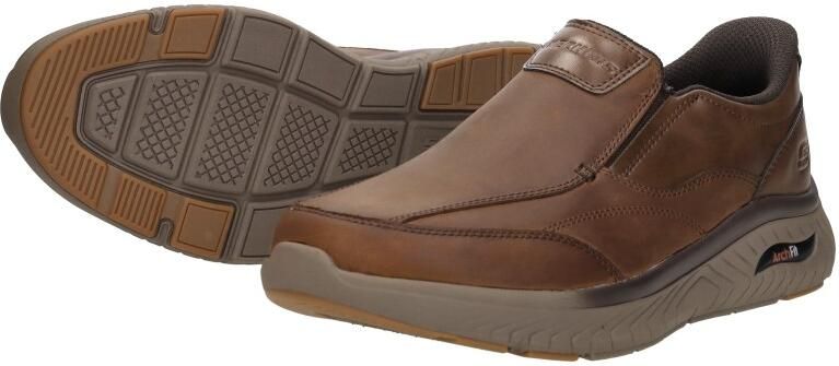 Skechers Instappers Arch Fit Crosser Oak - Foto 5