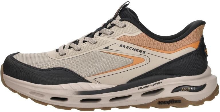 Skechers Hands Free Slip-Ins Arch Fit Glide-Step Orvan Talon heren sneaker Taupe - Foto 4