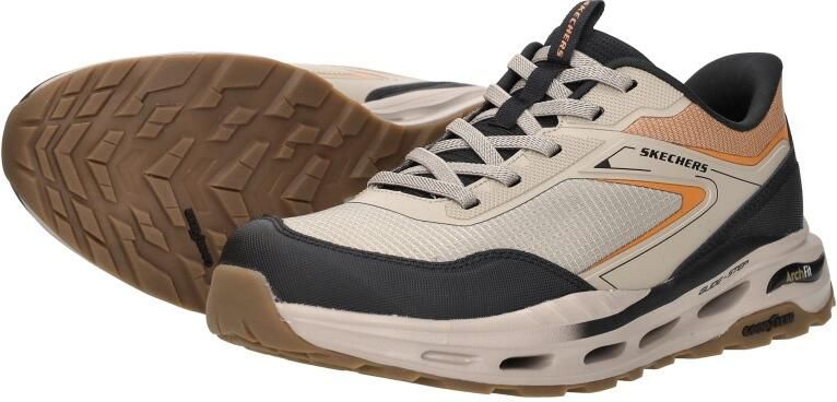 Skechers Hands Free Slip-Ins Arch Fit Glide-Step Orvan Talon heren sneaker Taupe - Foto 8