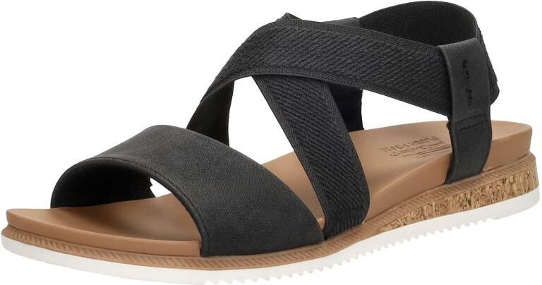 Skechers Bobs Desert Kiss Low Sandalen Plat Zwart - Foto 5