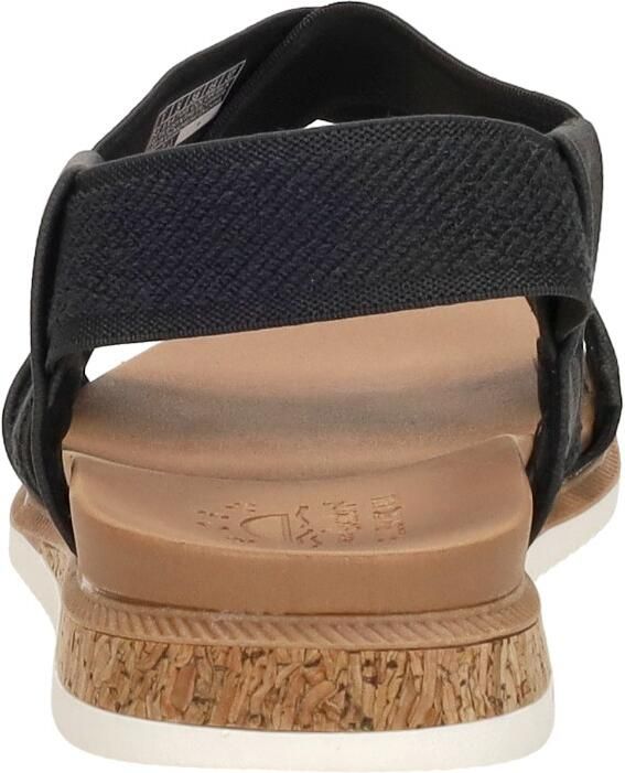 Skechers Bobs Desert Kiss Low Sandalen Plat Zwart - Foto 4