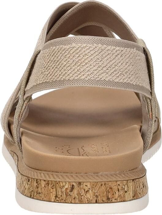 Skechers Bobs Desert Kiss Low Sandalen Plat Beige - Foto 3