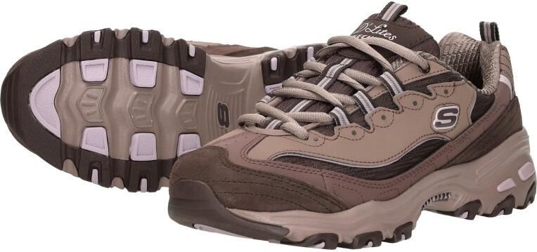 Skechers D'LITES-MODERN CLASSIC Dames Sneakers Bruin - Foto 7