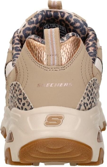 Skechers D'LITES-WILD CHARM Dames Veterschoenen Taupe Multi - Foto 5