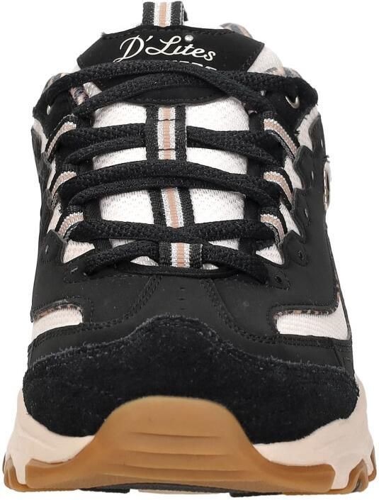 Skechers D'LITES-WILD CHARM Dames Veterschoenen Zwart Multi - Foto 5