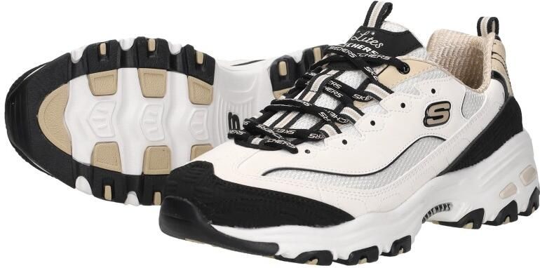 Skechers D Lites Retro Rewind Sneakers Dames Beige - Foto 10
