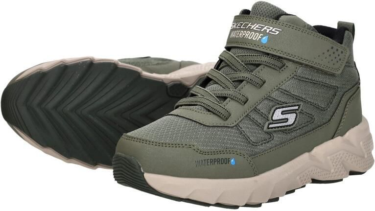 Skechers ELITE SPORT TREAD-AQ Jongens Sneakers Olive Zilver Zwart - Foto 6