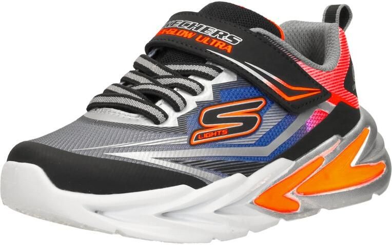 Skechers S Lighs Flex-Glow Ultra jongens sneaker Zwart multi - Foto 12