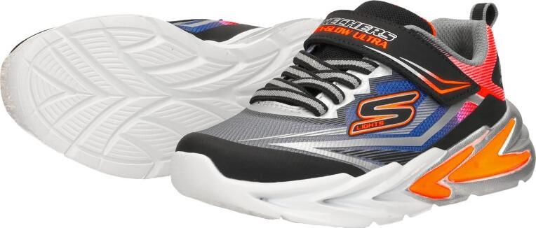 Skechers S Lighs Flex-Glow Ultra jongens sneaker Zwart multi - Foto 10