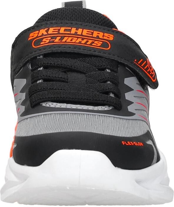 Skechers FLEX-GLOW ULTRA PRISM-PACER Jongens Veterschoenen Zwart Charcoal Rood - Foto 8