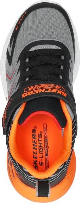 Skechers FLEX-GLOW ULTRA PRISM-PACER Jongens Veterschoenen Zwart Charcoal Rood - Foto 13
