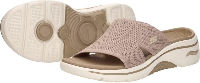 Skechers Go Walk Arch fit 2.0 Slippers beige - Foto 12